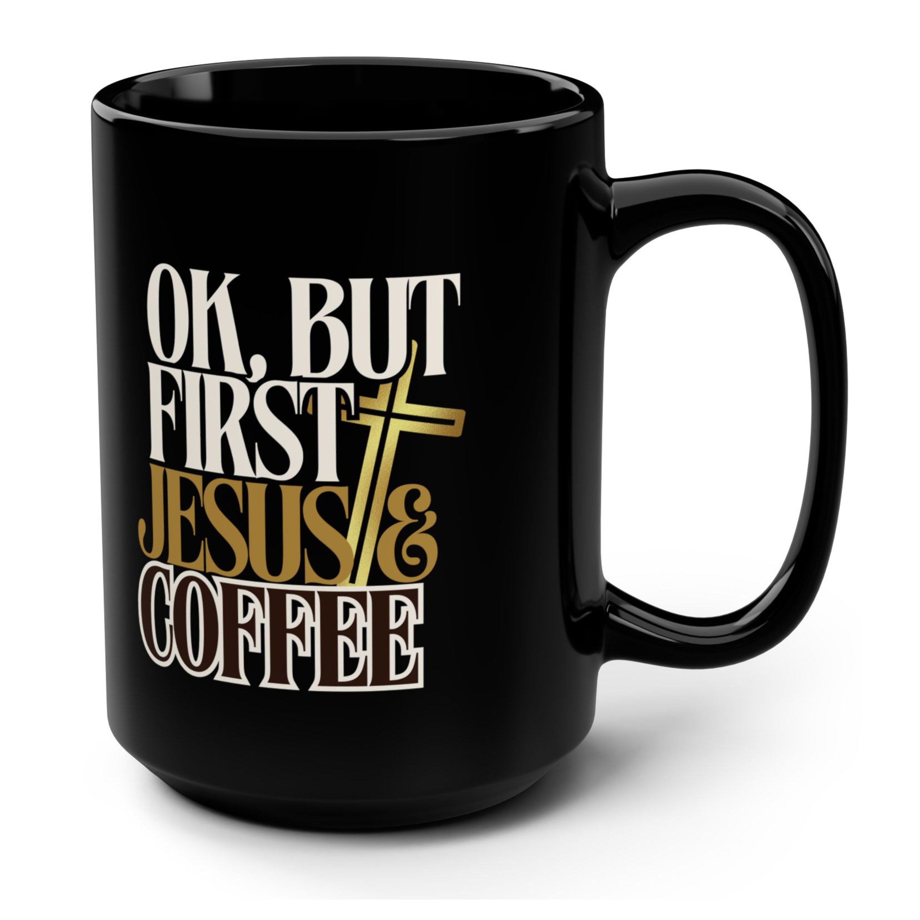 15oz Mugs Black