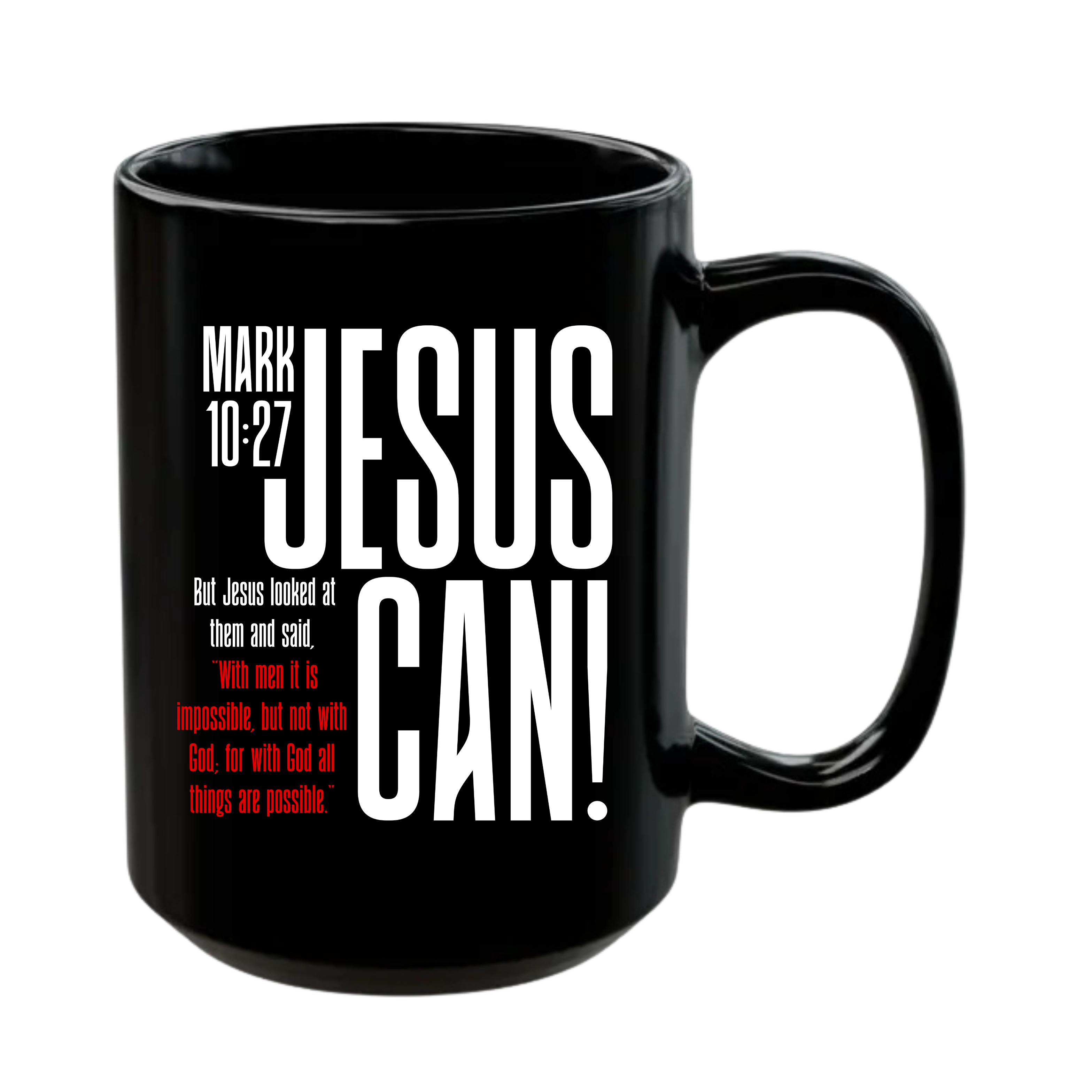 15oz Mugs Black