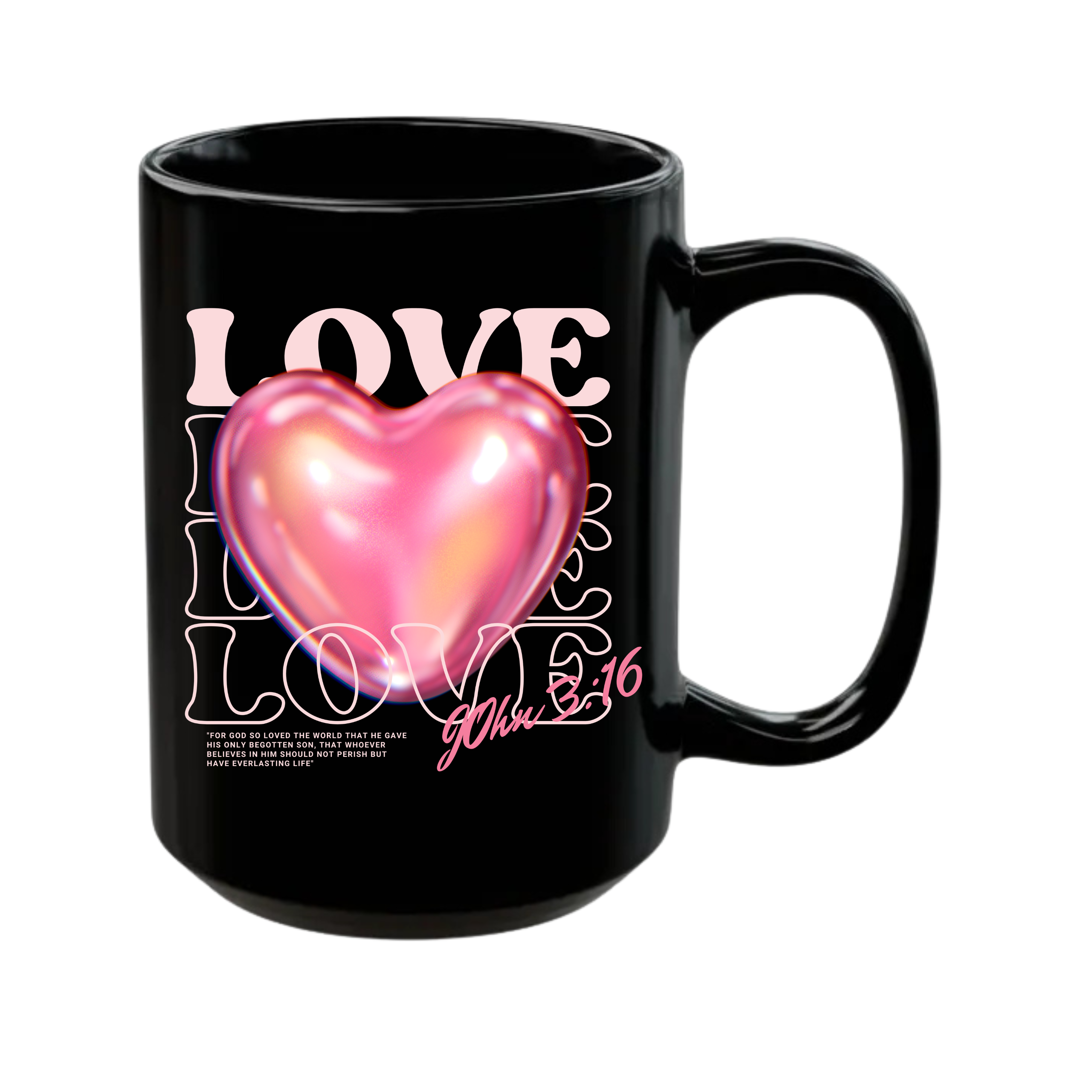 15oz Mugs Black