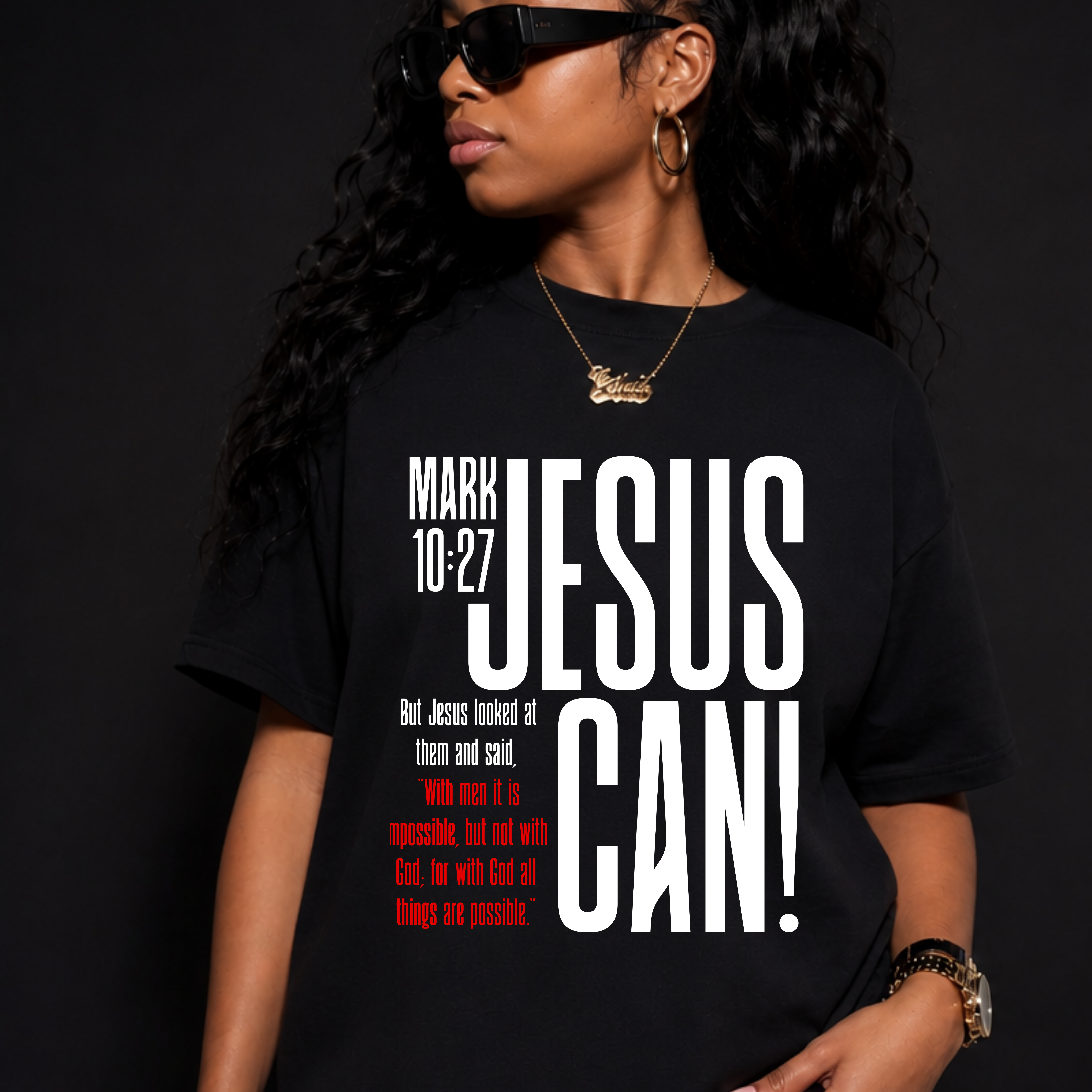 Jesus Can! Mark 10:27- Red Letter Edition