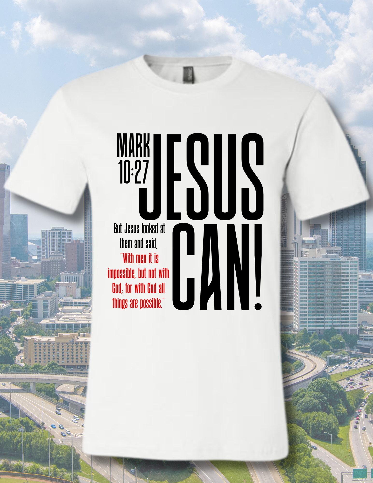 Jesus Can! Mark 10:27- Red Letter Edition